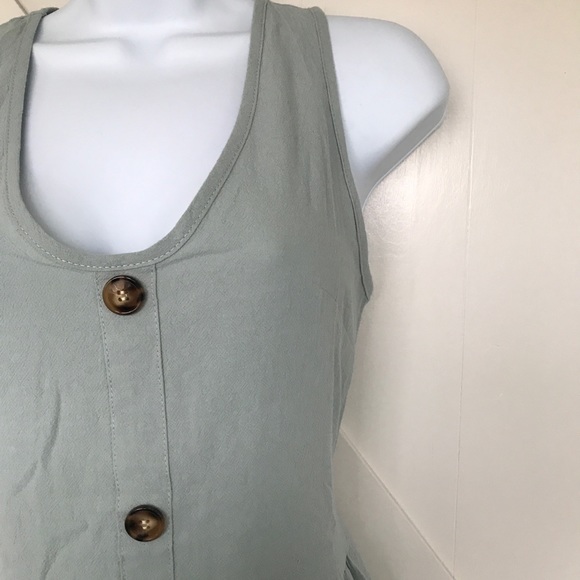 Summer pleated Button Down Dress - Picture 3 of 4